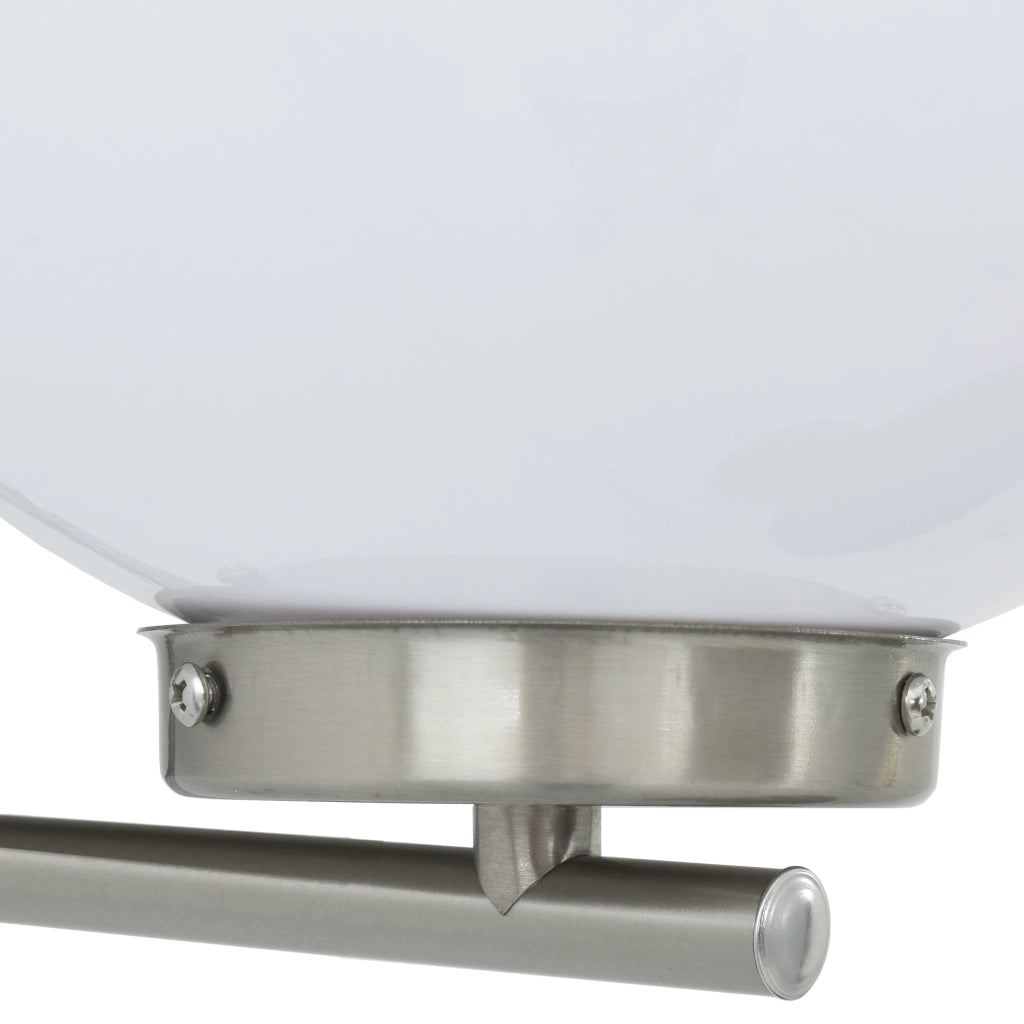 Faro da parete esterno  in acciaio inox argento IP44