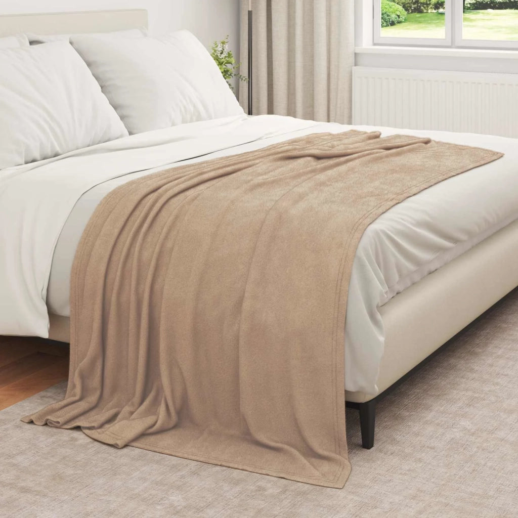 Coperta Cammello 210 x 140 cm Panno 42017128