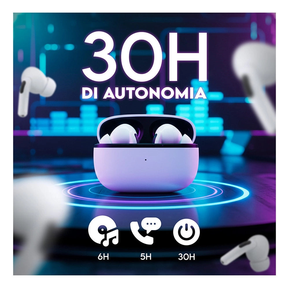 Trade Shop - Cuffiette Auricolari Wireless G66 Microfono Hd Bassi Stereo Traduttore Ai Controllo Touch -