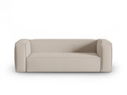 Cosmopolitan Design - Divano "Mackay" 3 posti in velluto strutturato beige 