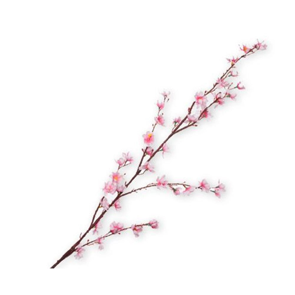 Trade Shop - Fiori Di Pesco Finti Artificiali Primavera Decorazione Interno Esterno 100 Cm -