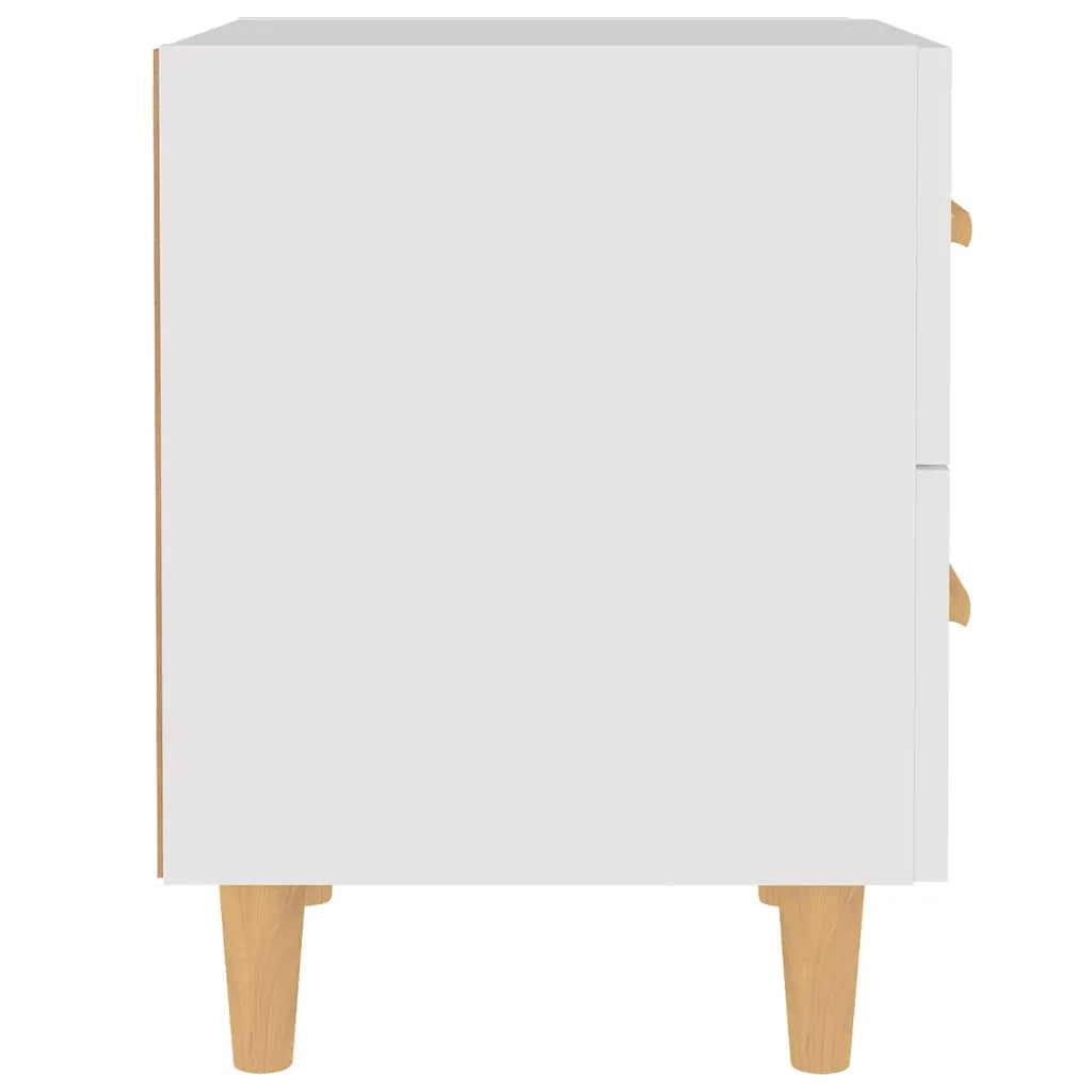 Comodini 2 pz Bianchi 40x35x47,5 cm 811971