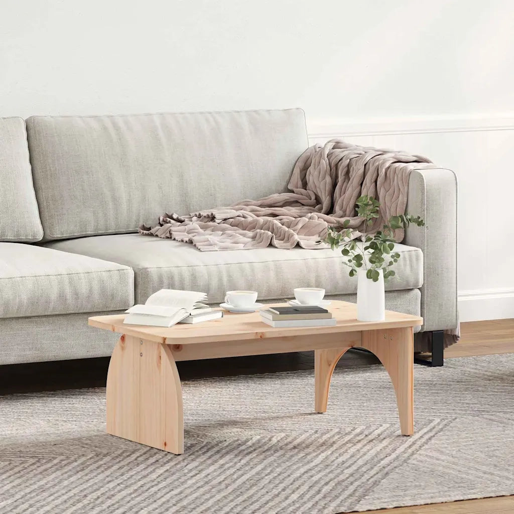 Tavolino da salotto Naturale 80 x 50 x 31 cm 873517