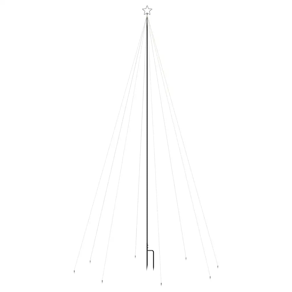 Albero di Natale Cascata Luci LED Interni Esterni 400 LED 2,5 m 328728