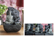 Fontana elettrica per interni funzionante buddha 18,5 cm 3 Modelli