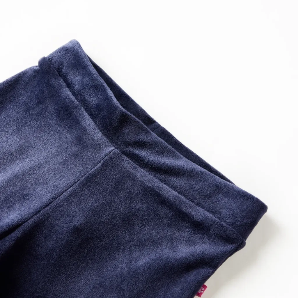 Pantaloni da Bambino in Velluto Blu Scuro 92 CFW2984806