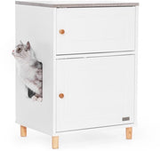 Casa per Gatti in Legno, Cassetto per Cibo per Gatti con Cassetto di Deposito e Porta, Abitazione Moderna per Gatti e Cani, Bianca

Specifiche tecniche:
- Modello: 
- Materiale: Legno
- Dimensioni: 
- Capacità di stoccaggio: