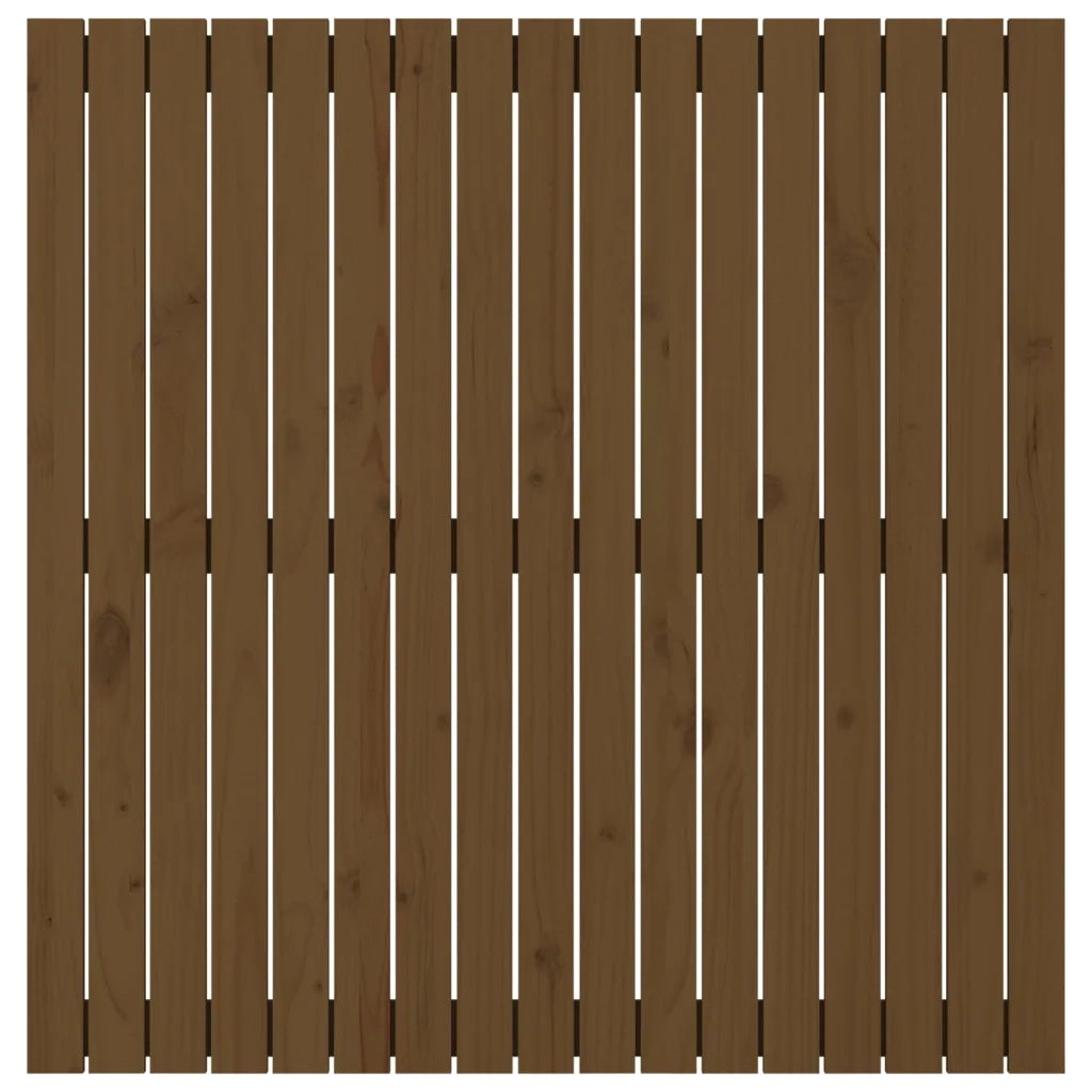 Testiera da Parete Ambra 108x3x110 cm in Legno Massello di Pino 824926