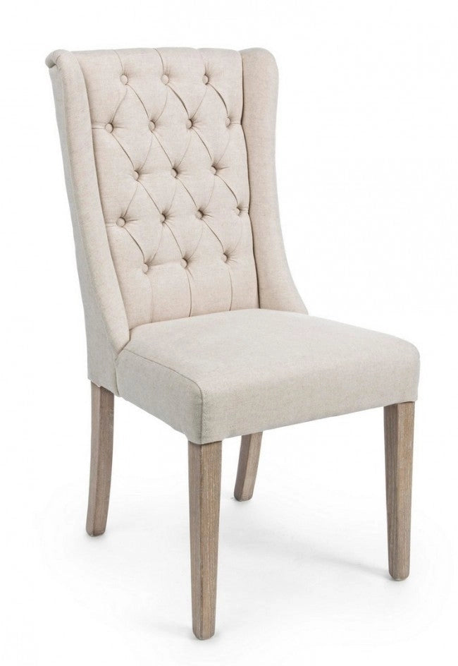 Set 2 Sedie 51x63x104h cm Columbia Beige