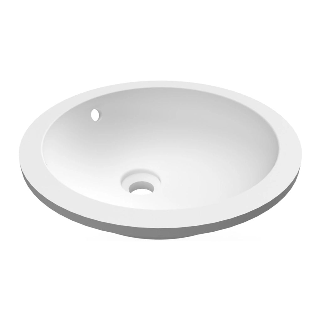 Lavabo sottopiano tondo Rak Ceramics - Bianco