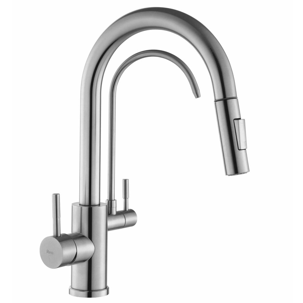 Rubinetto Da Cucina Rea Eco Fresh Brush Nickel