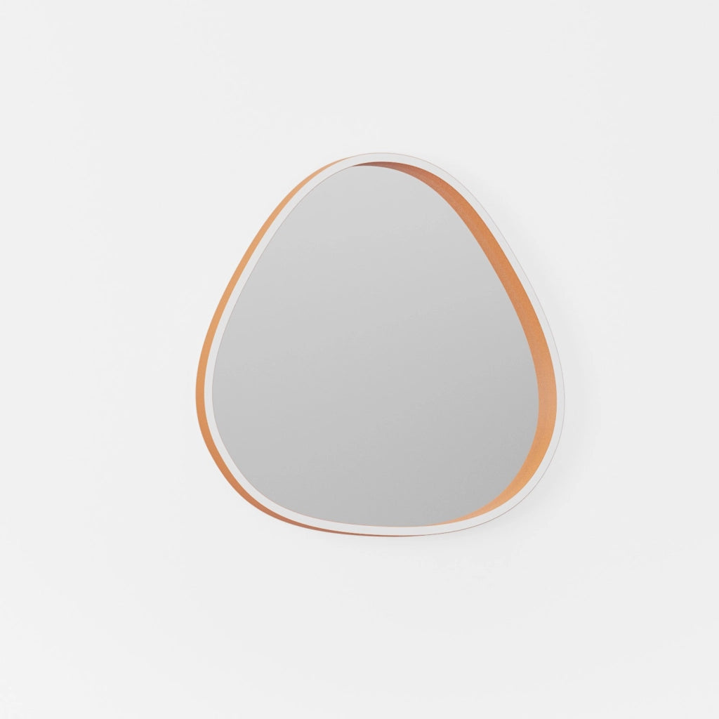 Ecaris A/P Lampada da Parete Specchio con Led 25W+5W CCT 3000K-4000K Dimmerabile, Struttura Alluminio Arancio Bruciato - Gealuce