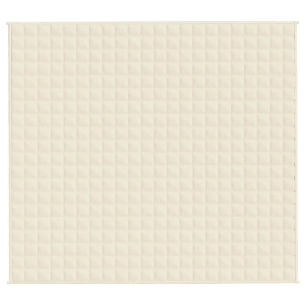Coperta Ponderata Crema Chiaro 200x230 cm 13 kg Tessuto