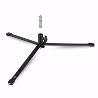 Stativo per luci a pavimento BL-K + colonna centrale estensibile 45-80 cm, cavalletto fotografico con spigot 5/8" e 1/4" 3/8", per foto e video