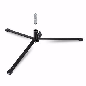 Stativo per luci a pavimento BL-K + colonna centrale estensibile 45-80 cm, cavalletto fotografico con spigot 5/8" e 1/4" 3/8", per foto e video