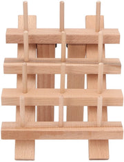 Sostegno per Spazzatura in Legno di Quercia - Opzionabile - Utilizzo in Casa - Grande Capacità - Solido - Sostegno a Filo 12,6 cm / 16,2 cm