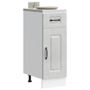 vidaXL Base da Cucina Kalmar Grigio Cemento in Legno Multistrato