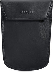 Tas di Pochette in Pelle Vera con Chiusura a Bottone per Uomo - Utilizzo Giornaliero e Professionale