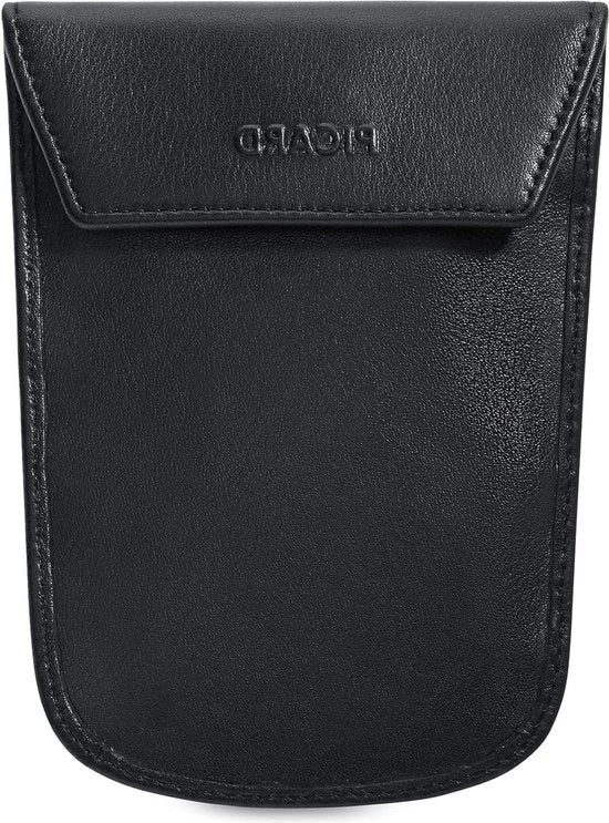 Tas di Pochette in Pelle Vera con Chiusura a Bottone per Uomo - Utilizzo Giornaliero e Professionale