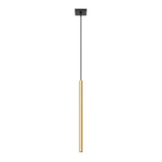 Lampada a sospensione VELINO tubo oro lucido G9 1x8W
