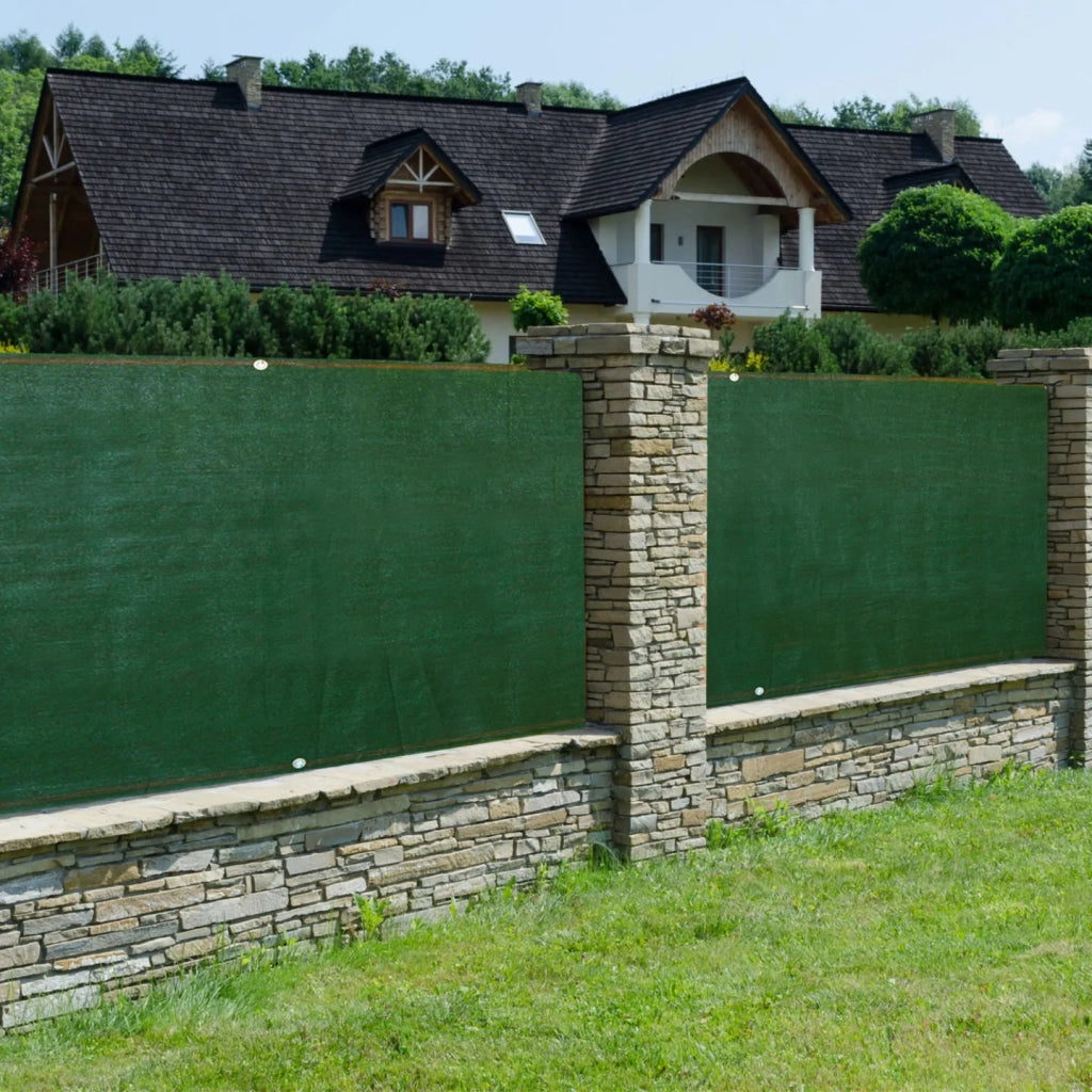 ProBache - Rete ombreggiante 1x10m, telo rotolo per recinzione giardino 90g/m², verde