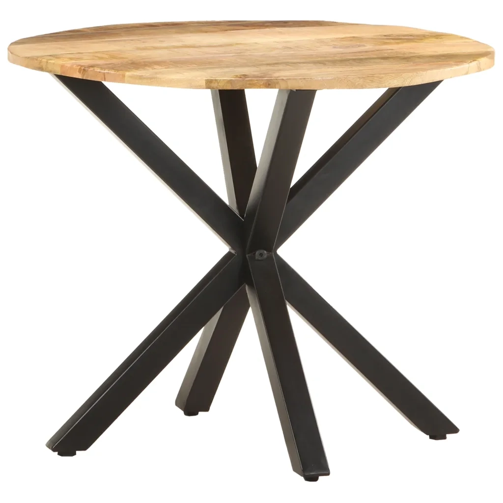 Tavolino di Servizio 68x68x56 cm in Legno Massello di Mango 320659