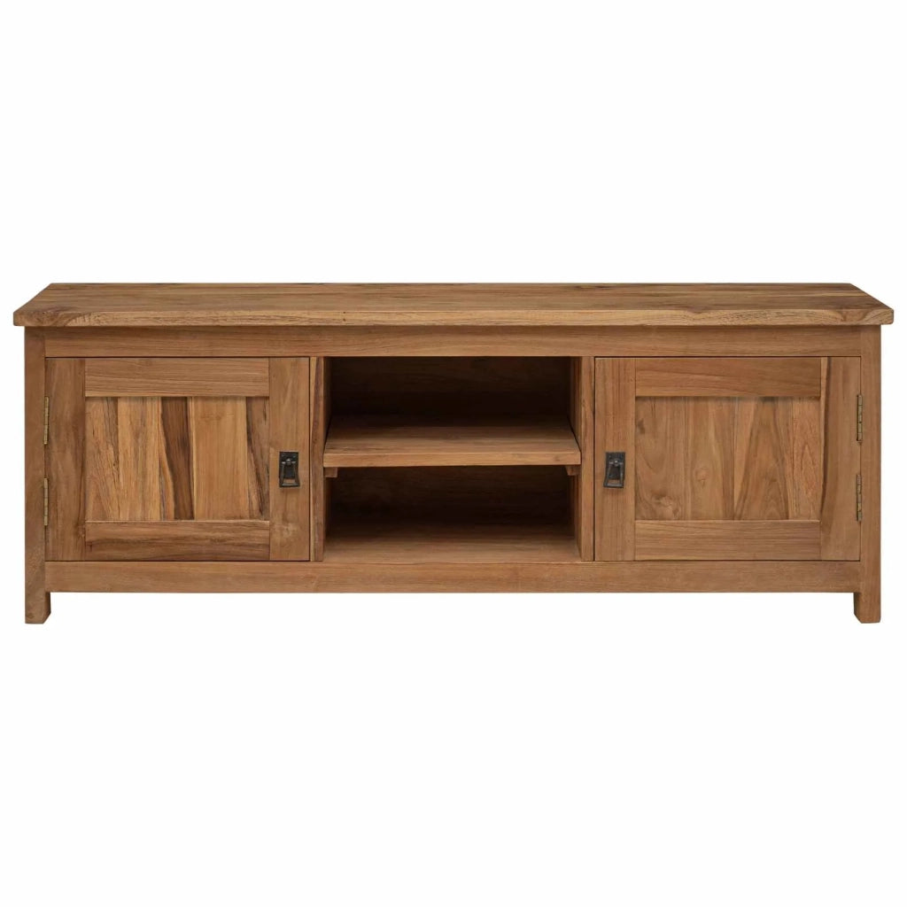 Mobile TV 110 x 30 x 40 cm Naturale Legno di teak solido 42024248