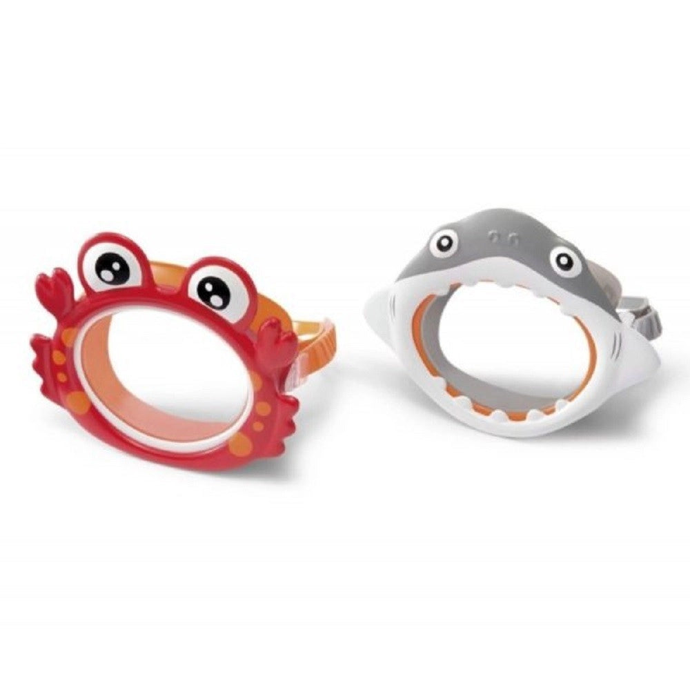 Trade Shop - Maschera Per Bambini A Forma Animali Squaletto Granchio Immersioni Piscina 55915 -