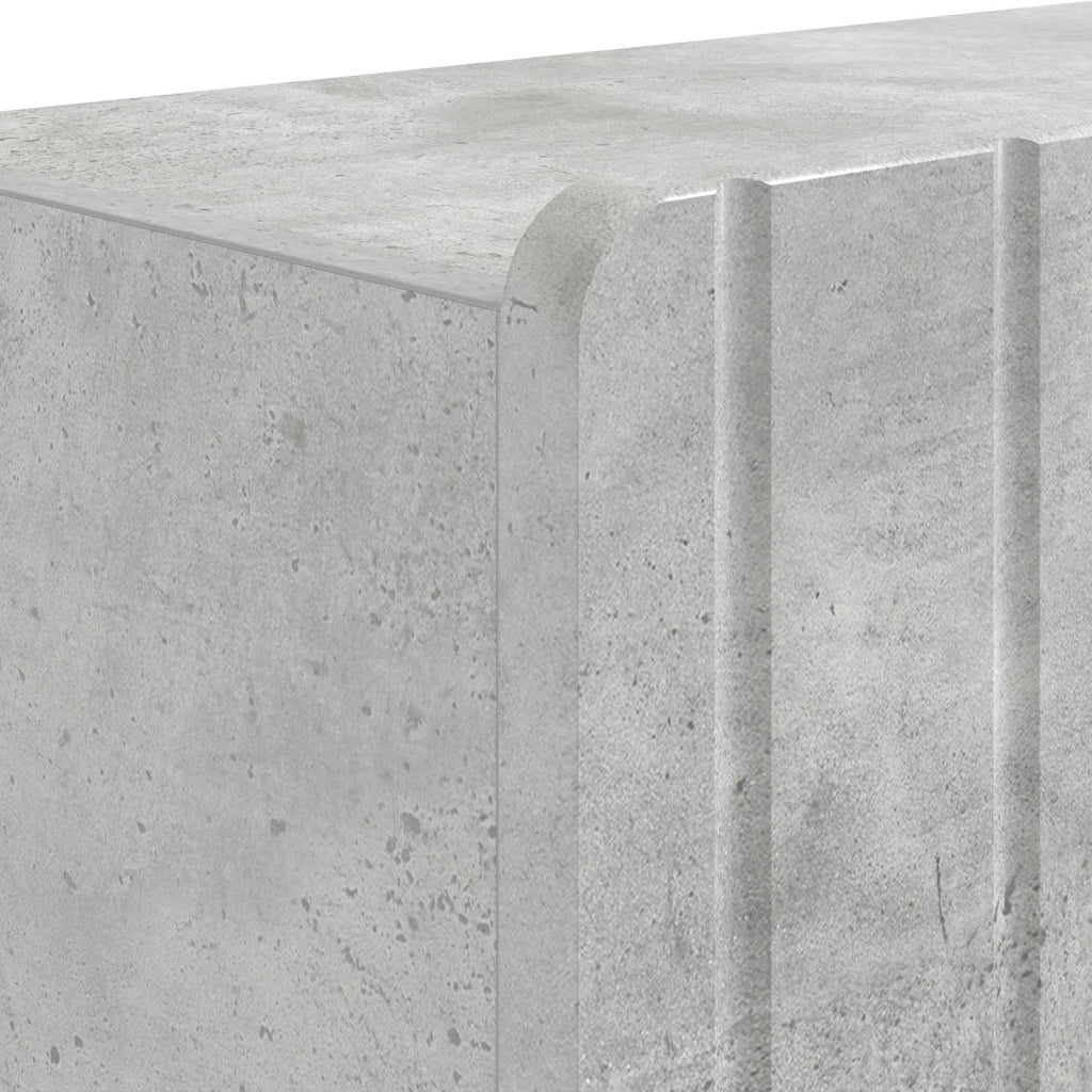 Mobile per scarpe ZWOLLE 59,5 x 39,5 x 91,5 cm Grigio Cemento 896428