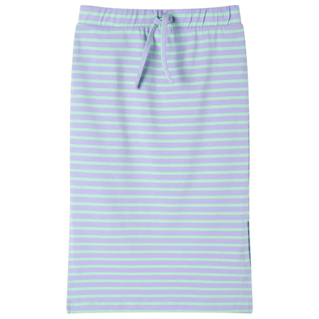 Gonna Dritta da Bambina a Righe Menta Brillante 128cod mxl 85209