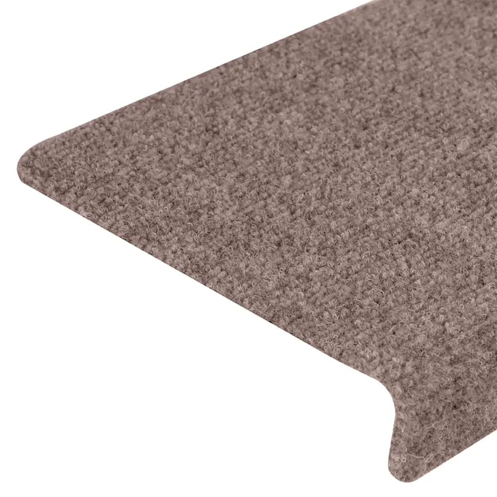Tappetini per Scale Tessuto Agugliato 15 pz 65x21x4 cm Marroni cod mxl 58360