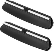 Accessori di aiuto per affilare coltelli - Guida angolare per affilatura - Aiuto per pietra di affilatura - Utensili da cucina - 2 pezzi - Nero - Polipropilene - Aiuto per affilatura