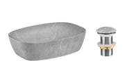 Set lavabo con tappo click-clack Lavabi da appoggio 50 x 1401 x 40 cm