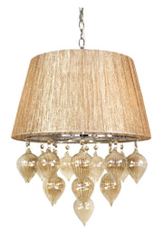Lampadario Candellux Elissa 33-04567 3xE14 cromo beige