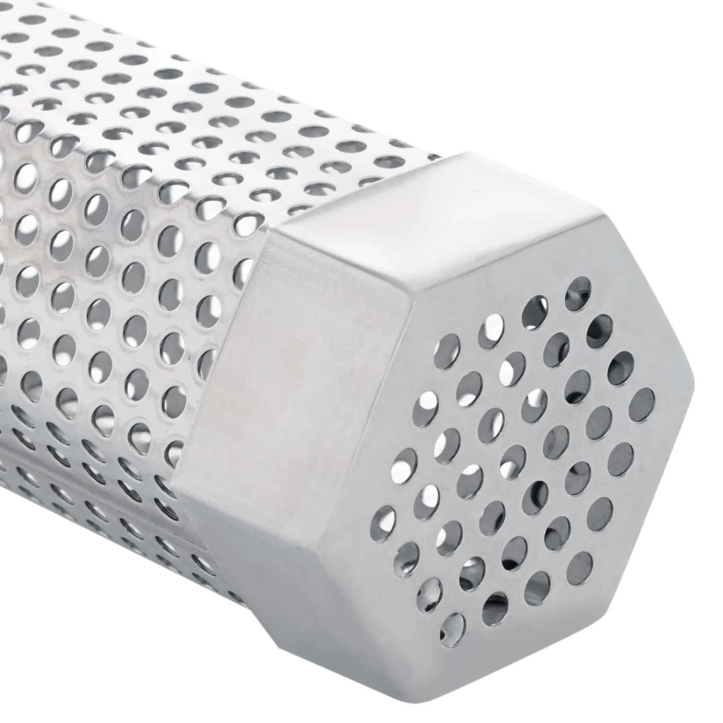 Tubo affumicatore 2 pcs 5 x 5 x 30 cm Acciaio Inox 304 Argento 42042729