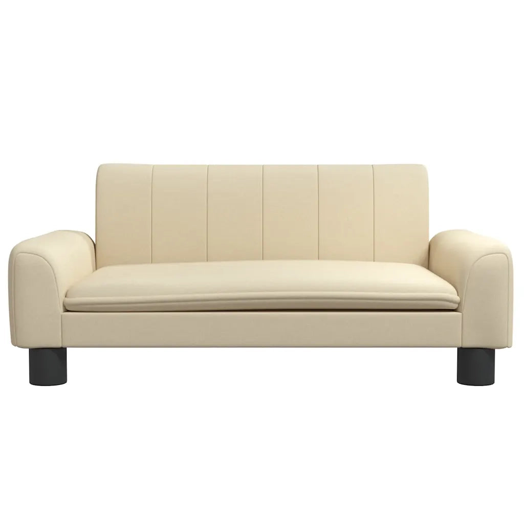 Divano per Bambini-Sofa-Divanetto Crema 70x45x30 cm in Tessuto 647390