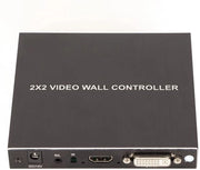 Controller per parete per video 4K - HDMI - rotazione 180 gradi - 4 uscite - schermo HD 1080P 60HZ - adatto per split TV - compatto e leggero.