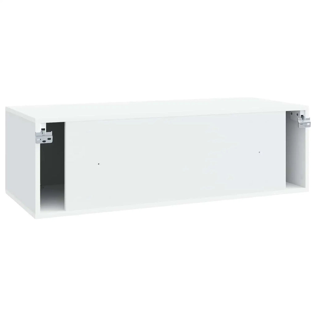 Mobile Porta TV da Muro Bianco 98 x 41 x 30 cm 898695