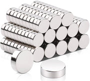 Magnetici Mini 6x2mm, 130 pezzi, Magnetici Ronde, Magnetici per Pannello Magnetico, Magnetici per Frigorifero