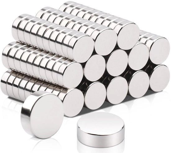 Magnetici Mini 6x2mm, 130 pezzi, Magnetici Ronde, Magnetici per Pannello Magnetico, Magnetici per Frigorifero