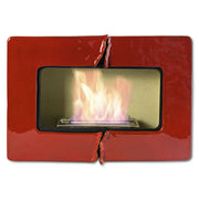 Camino Bioetanolo da Parete in Ceramica 60x40 cm Ferazzoli Wall Rosso