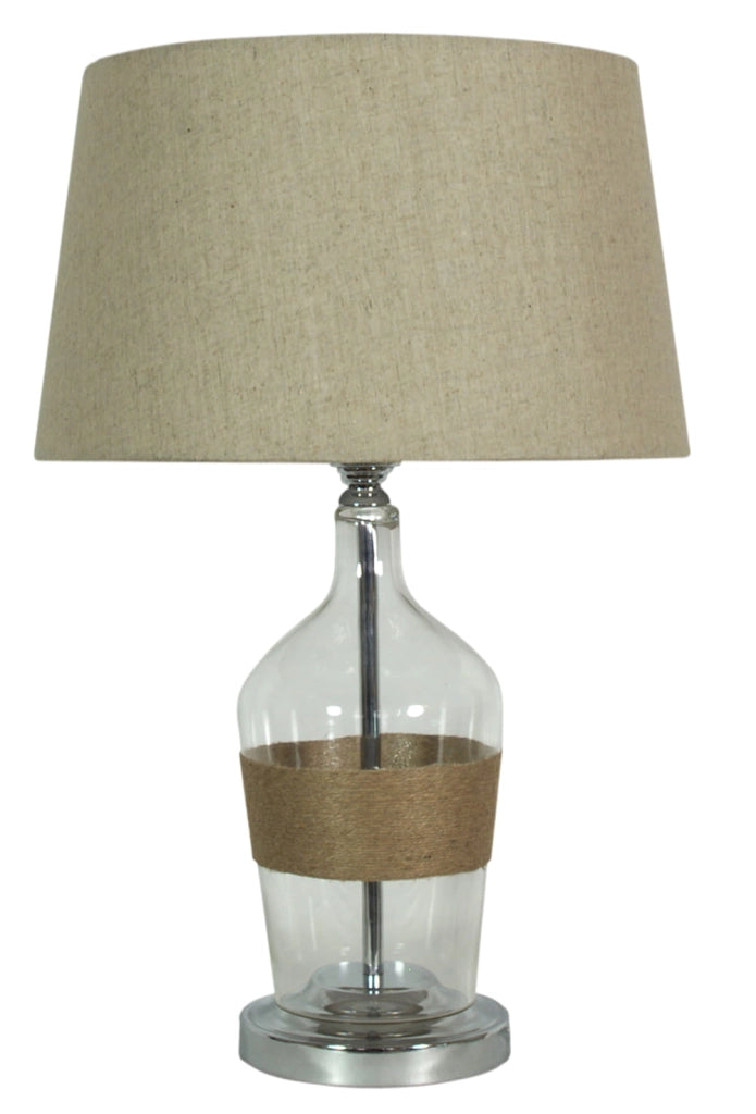 Lampada da tavolo Candellux ECO 41-21519 cromo/grigio