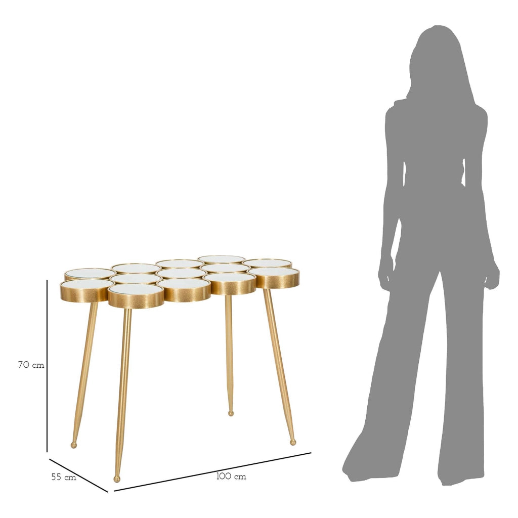 Raisa, Tavolino da Salotto Forma Rettangolare, 100x55x70h cm Bianco