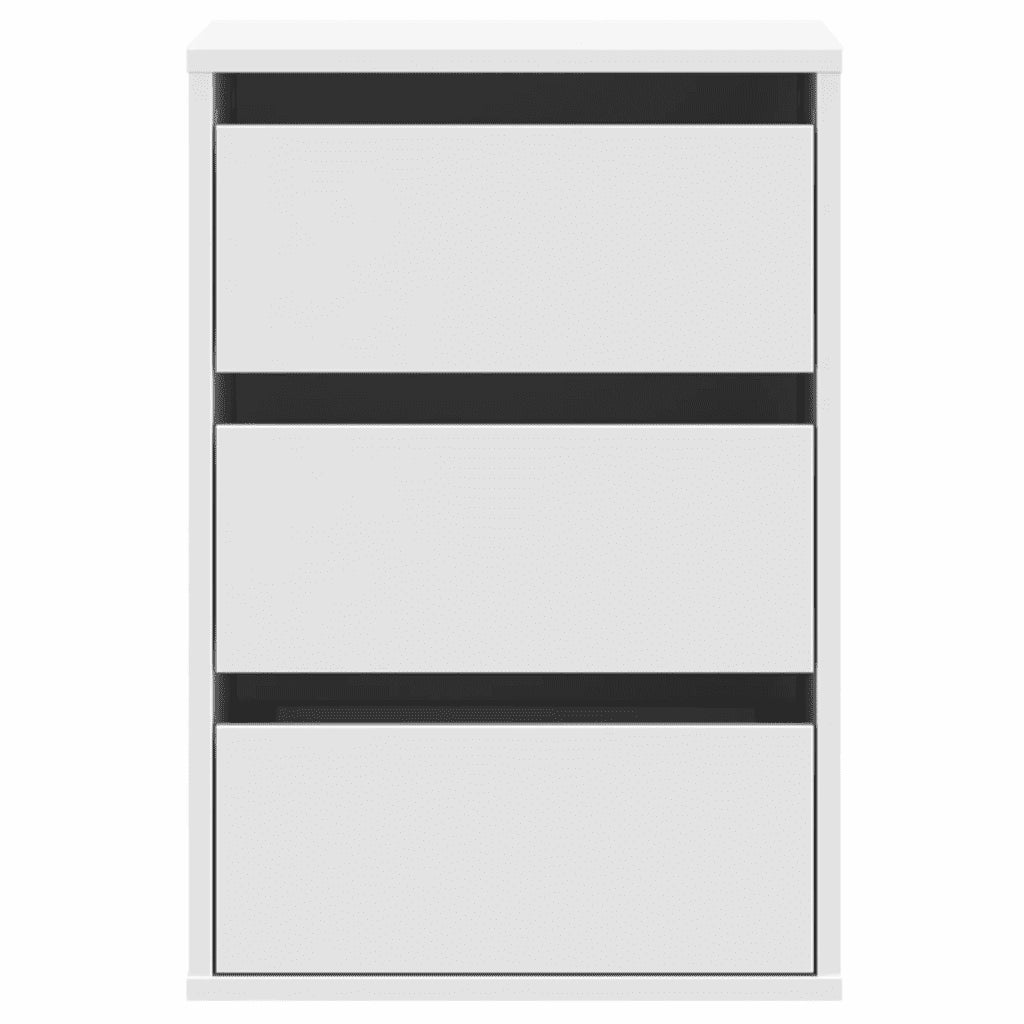 Cassettiera Bianca 40x41x58 cm in Legno Multistrato 852834