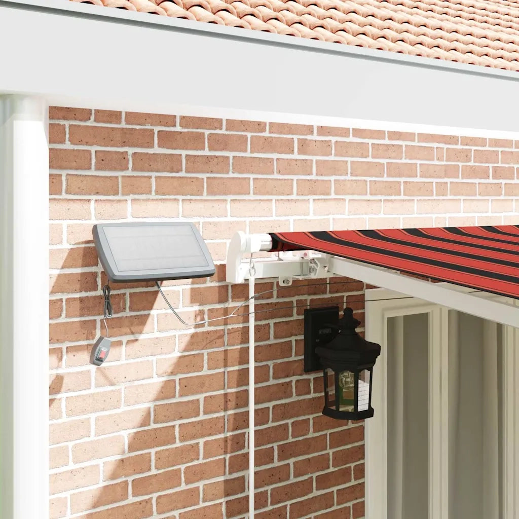 Tenda Retrattile arancione e marrone 600 × 350 cm 3331702