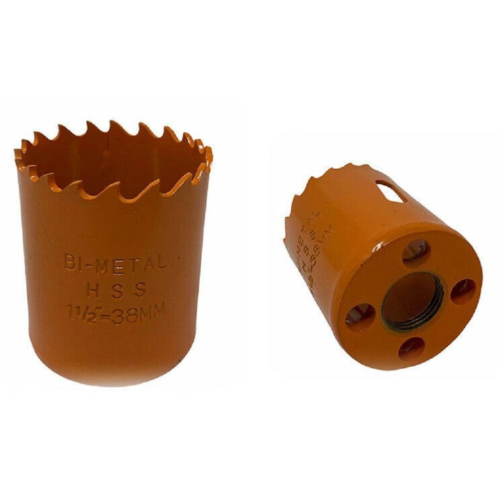 Trade Shop - Fresa A Tazza Per Forare Legno Metallo Punta Sega Per Trapano 1.5" 38 Mm -
