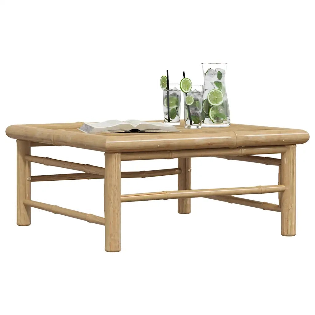Tavolo da Giardino 65x65x30 cm in Bambù 313149