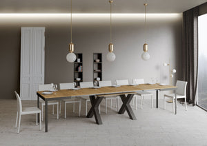 Tavolo Allungabile 120-380x90x77 cm Traffic Evolution Quercia Naturale