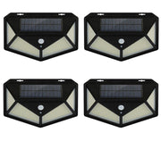 4Pz Lampada luce faretto faro esterno solare 300 LED sensore movimento HS-8010C