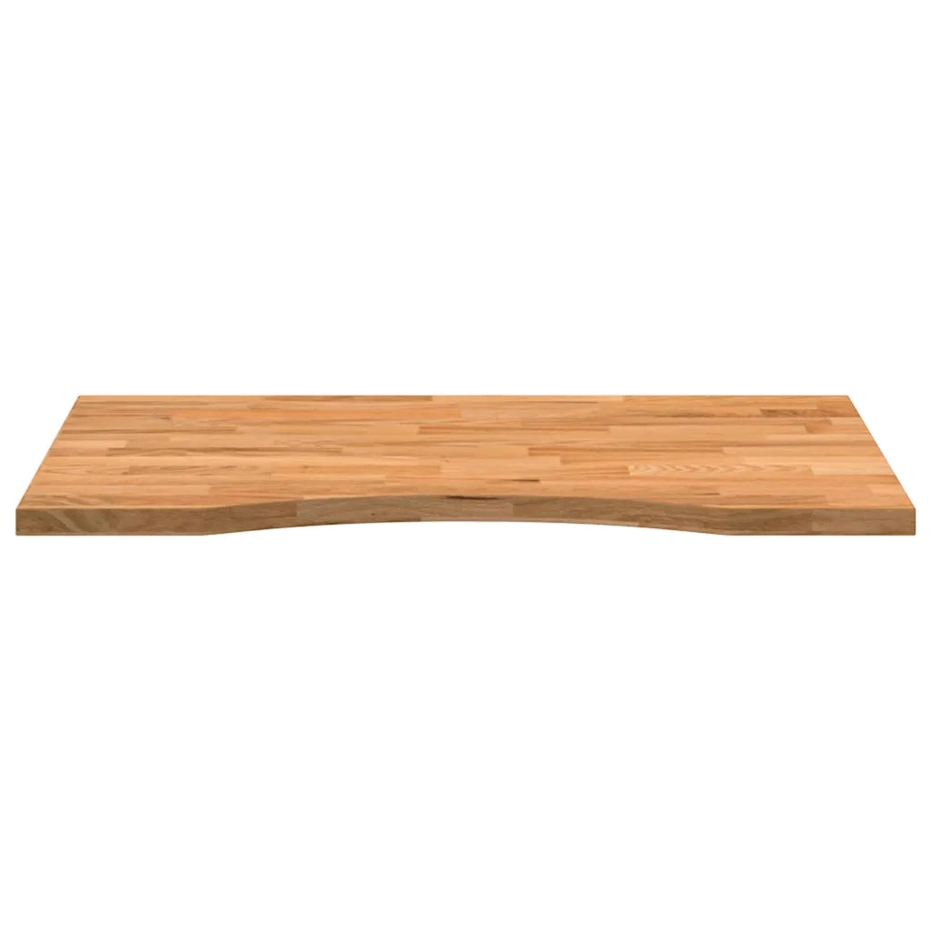 Dessus de bureau marron clair bois chêne massif rectangulaire